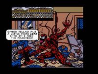 une photo d'Ã©cran de Spider-Man and Venom - Maximum Carnage sur Nintendo Super Nes